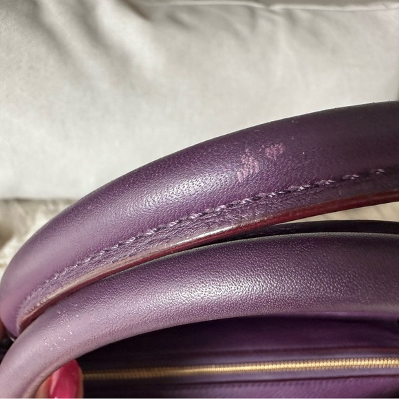 Kate Spade dark purple soft pebbled leather Hobo - Picture 5 of 6